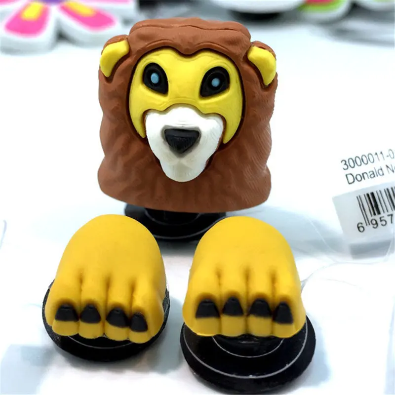 Novelty 3D Dragon Snake Garden Shoe Decoractions Cartoon Animals Style Croc Shoe Charm Accessories Give Your Child the Best Gift