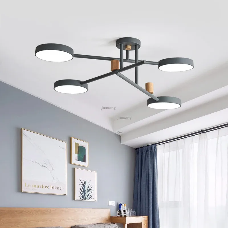 Modern LED Design Ceiling Lights Nordic Home Decor Lamp Creative Hanging Lamps Bedroom Macaron Light | Лампы и освещение