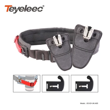 

Teyeleec Multifunctional Strap Grip with Holder Buckle Metal Removable Cushion Tripod Holster for Canon Nikon 2 DSLR Cameras