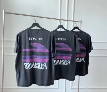 

Spring Summer Askyursrlf Lost In Paradise T-shirt Men Women High Street Washed Shirt Askyurelf Fashion Casual Cotton T Shirt