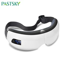 Vibration Smart Eye Massager Anti Wrinkles Wireless Eye Massage Machine USB Electric Air Pressure Heating Therapy Glasses Care