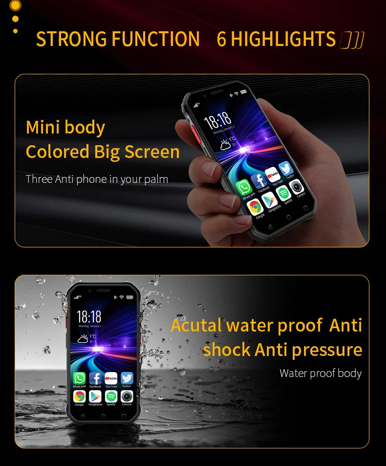 Soyes S10 3g 32G водонепроницаемый мини-смартфон Android 6,0 MTK6737 1800mAh Soyes XS мобильный телефон NFC для распознавания лица и отпечатков пальцев