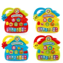 Пластиковые Музыкальные Игрушки для маленьких детей, музыкальные инструменты, игрушки для крот, Игрушки для раннего образования