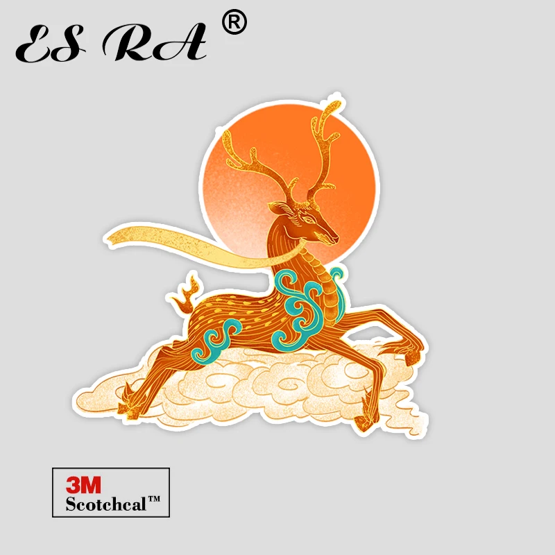 

Graffiti Stickers for Laptops Car Stickers Chinese Ancient Animals Decals Waterproof Vinyl Pegatinas Pitcher Fridge Skateboard