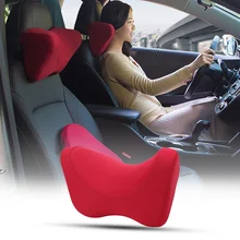 Сиденье автомобиля удобный отдых Мягкая эластичная поддержка вождения подушка для шеи портативная усталость сна уменьшает Ортопедическая подушка для путешествий