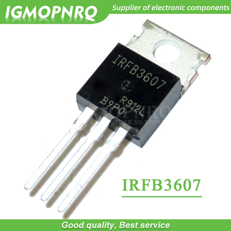 N-MOSFET 200 W 75 V unipolaire 80 A to220ab irf3007pbf N-Canal-Maîtrise Transistor