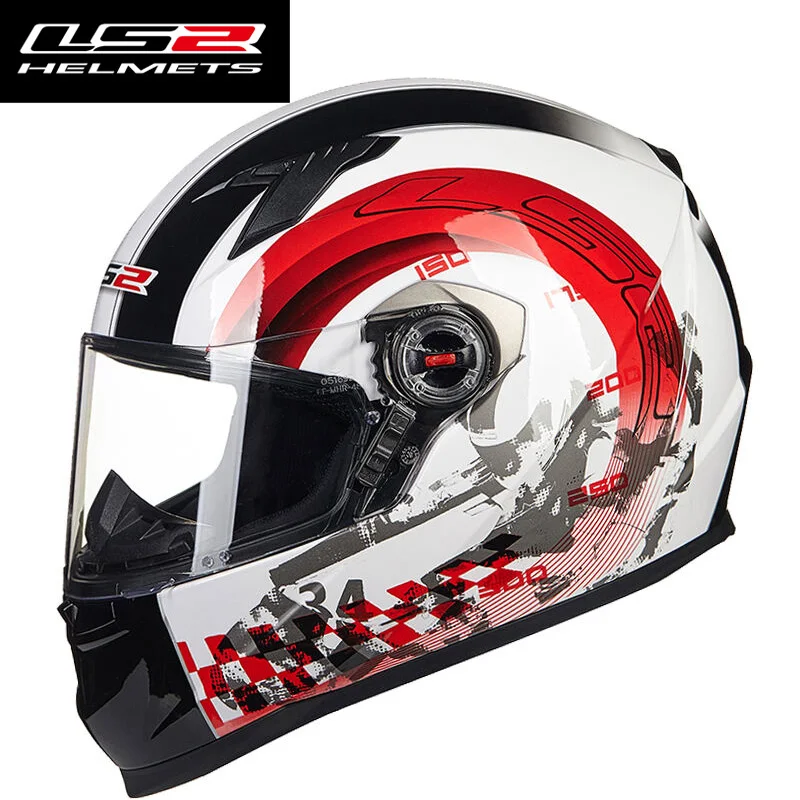 LS2 FF358 Полнолицевой мотоциклетный шлем rcycle moto rbike Racing Casco moto шлем capacetes ls2 capacete de moto cicleta - Цвет: 2