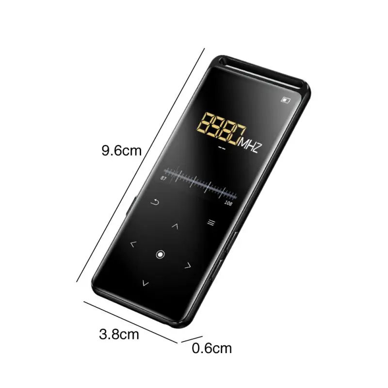 

BENJIE M6 Bluetooth 5.0 Lossless MP3 Player HiFi Portable Audio Player With FM Radio E-Book Voice Recorder MP3 Music Player