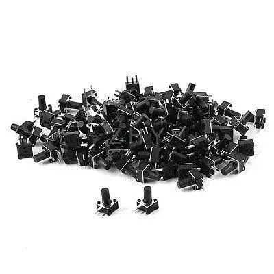 

100 Pcs PCB Mounted Momentary 3-pin Tact Pushbutton Switch 4.5mmx4.5mmx7mm