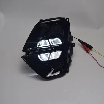 

YUANEN For Kia Sportage 2019 KX5 led DRL Front Fog Lamp Cover Daytime Running Light Daylight