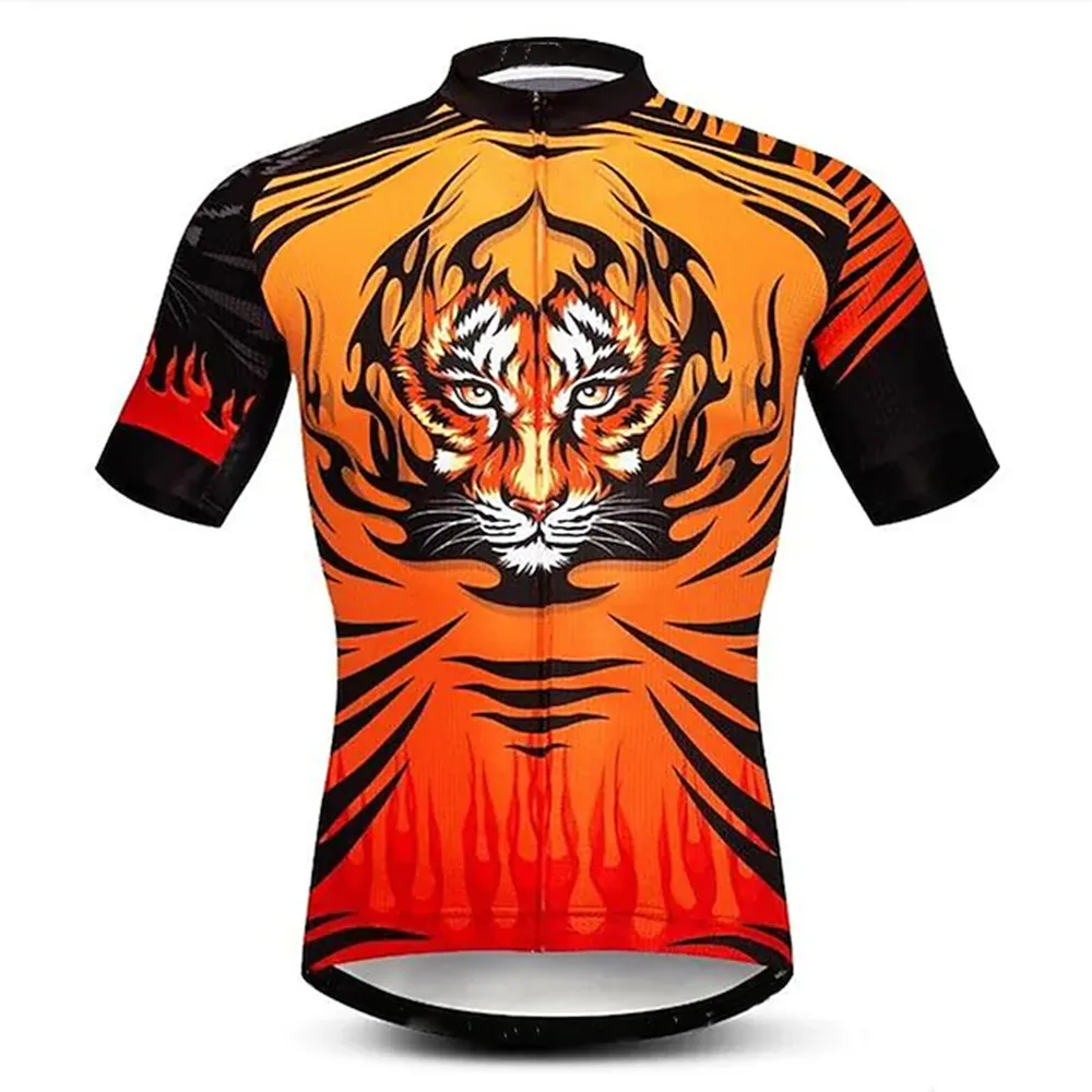 Cycling Manufacturers Highway  Mountain  Riding Apparel Breathable Bicycle Sweat-Absorbent Outfit Custom Short-Sleeved Slim Top