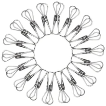 Ganchos Para Ropa 80 шт. 5,6 см шпильки из нержавеющей стали крючки прищепки для нижнего белья и верхней одежды Colgador Pared дверная вешалка