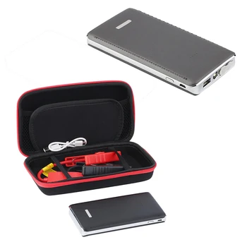 

Multipurpose Car Jump Starter Mobile Power Bank Battery Start Power Silver High Capacity Comes With LED Light