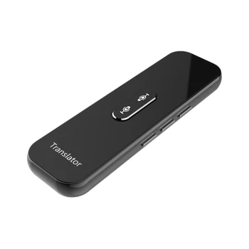 

G6X Smart Voice Speech Translator with 40+ Languages Instant Bluetooth Translator for Learning Travelling Business Meet (Black)