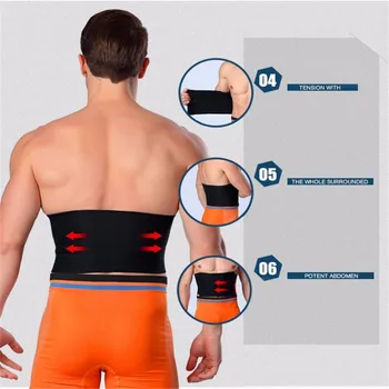 

U-Kiss Slim Belt Slimming Wraps Health Care Men Waist Weight Loss Trimmer Fat Burning Adjustable Slimming Belt Healthcare