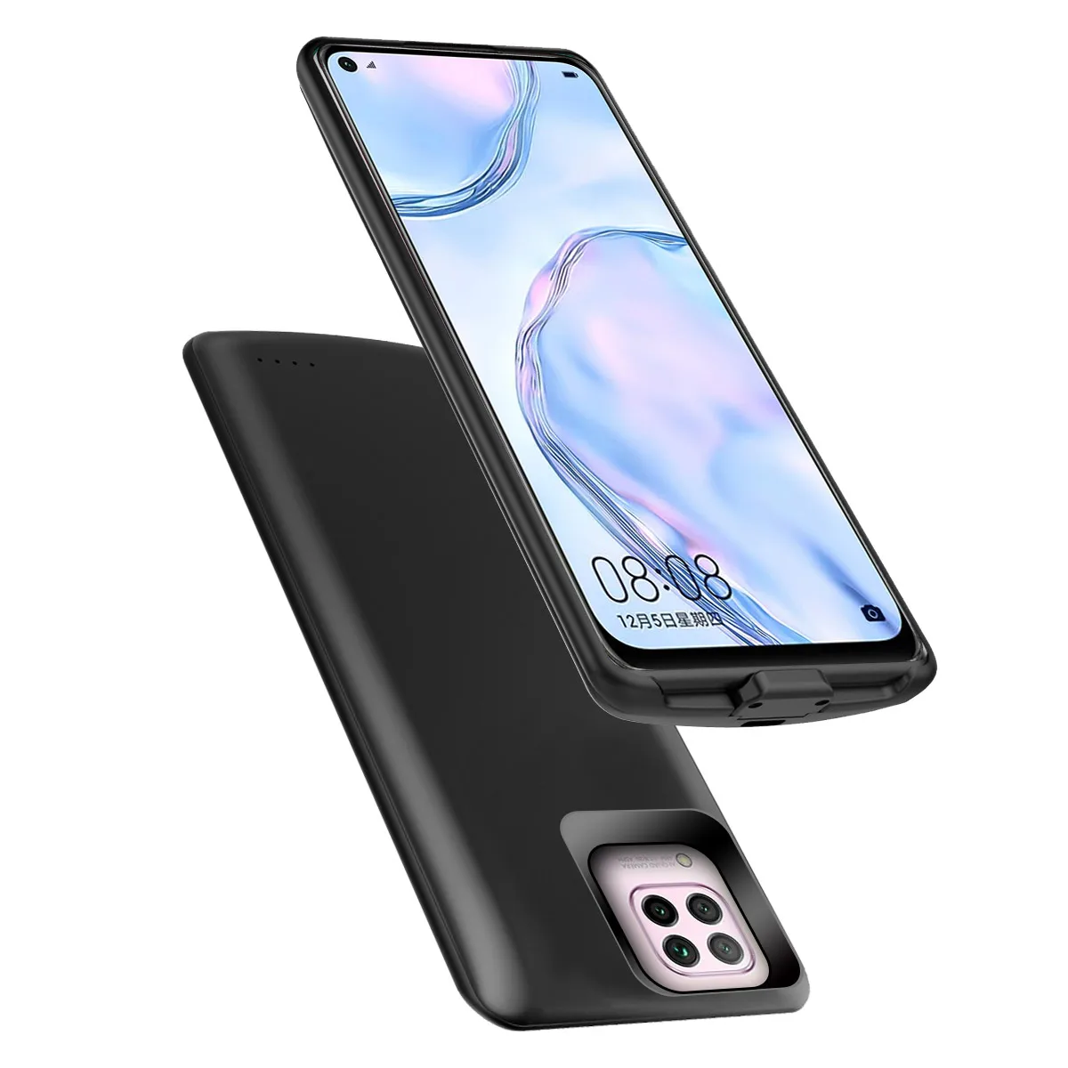 Для huawei Nova 6 SE Nova 6 Honor V30 Pro, 6500 мАч, чехол для зарядного устройства, расширенный аккумулятор, резервный источник питания, защитный чехол, задний Чехол