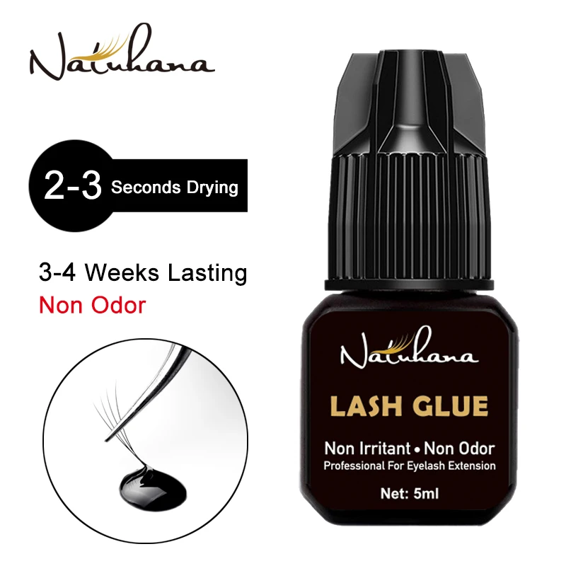 NATUHAHA 5ml Lashes Glue No Smell No Irritant Fast Dry Sticker Connecting Fake Eyelash Extensions Glue False Eyelashes Adhesive NATUHAHA 5ml Lashes Glue No Smell No Irritant Fast Dry Sticker Connecting Fake Eyelash Extensions Glue False Eyelashes Adhesive