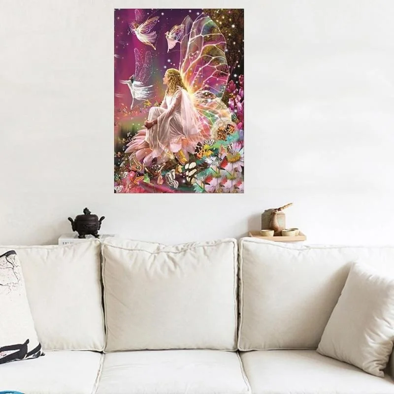 DIY 5D Diamond Painting Drill Cross Stitch Kit Mosaic Round Rhinestone Embroidery Handmade Home Decor Accessories | Дом и сад