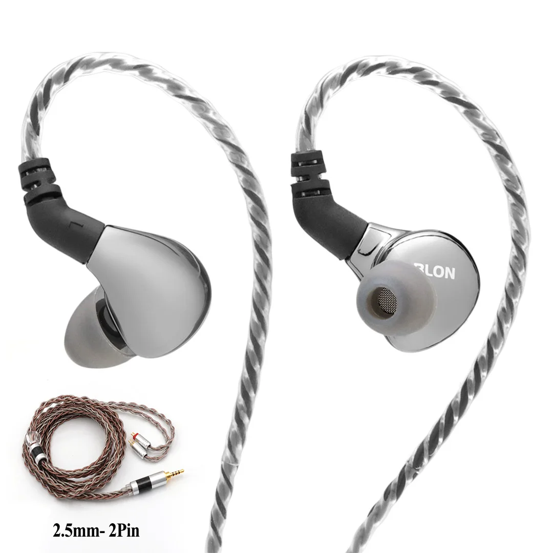C with C8 2.5mm BLON BL-03 BL03 10 мм углеродные нанотрубки диафрагмы Динамический HIFI наушники опционально Tripowin C8 0,78 2Pin съемный кабель - Цвет: C with C8 2.5mm