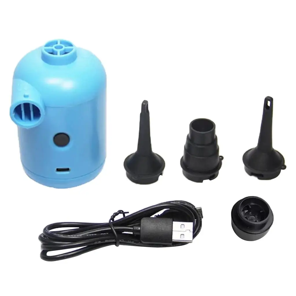 Lighweight Electric Air Pump for Inflatables Raft Air Bed Boat Pool USB Powered