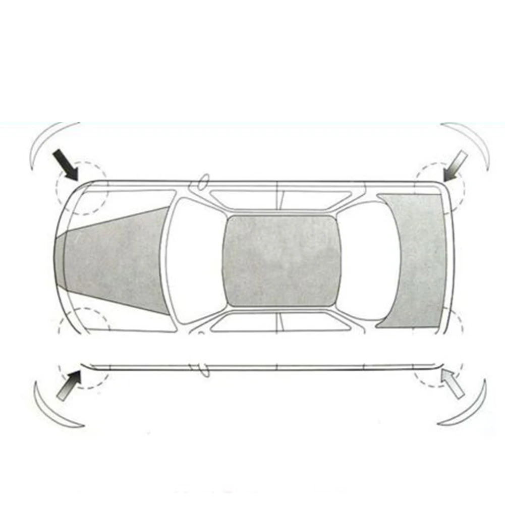 2 шт. универсальные Угловые разветвители для автомобильного заднего