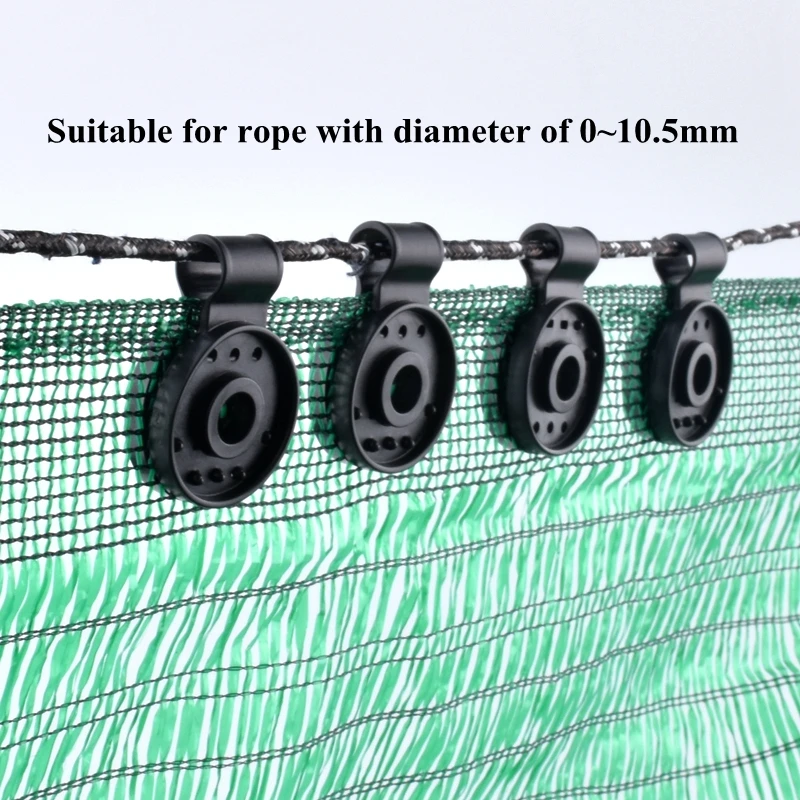 1~100pcs Sun Shading Net Clip Home Fence Installation Hook Greenhouse Film Sunshade Net Clamp Outdoor Tent Hang Expand DIY Tongs