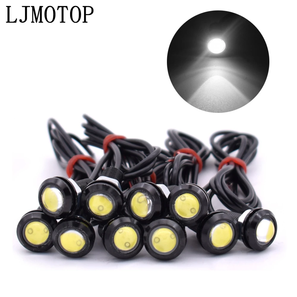 

10 Piece Eagle Eye LED Reverse Backup Light DRL Daytime Running Light For Honda CBR600RR CBR954RR CB1000R CBR1000RR CBR1100XX
