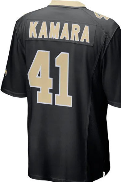 41 Элвин Камара Джерси 9 Drew Brees 23 Marshon Lattimore 13 Майкл Томас color Rush Limited сшитые майки - Цвет: Limited
