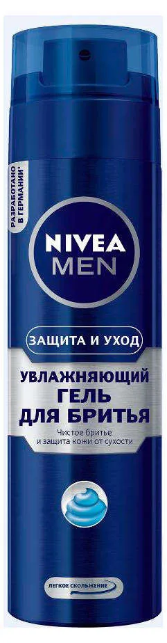 Увлажняющий гель для бритья Nivea «Защита и уход», 200 мл