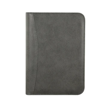 

A5 Planner PU Leather Cover Multifunctional Refillable Notebook Zipper Closure Loose Leaf Office Travel Dairy Agenda Card Slots