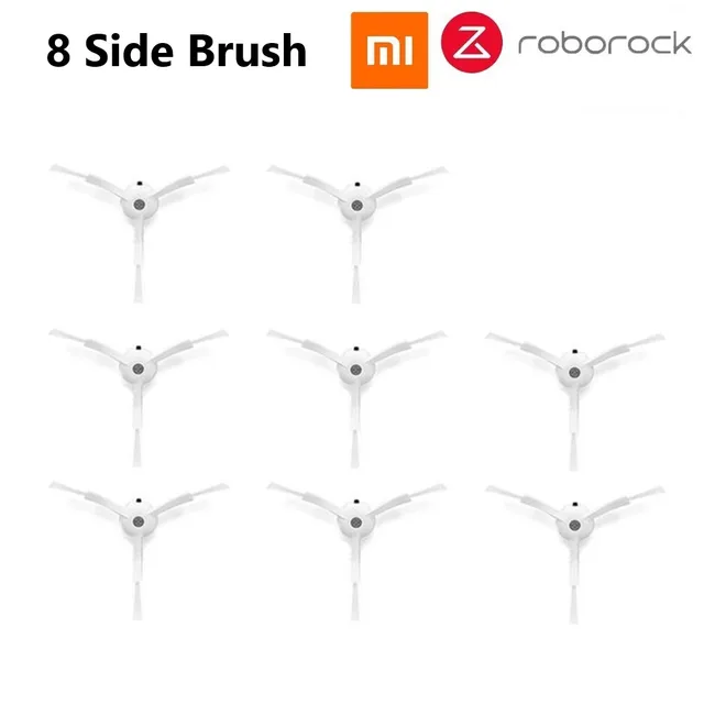 Xiaomi 1 1S Roborock S5 S6 MAX S6 Pure Accessories Vacuum Cleaner Parts Washable Mop Cloth HEPA Filter Main Brush Side Brush 8 pcs