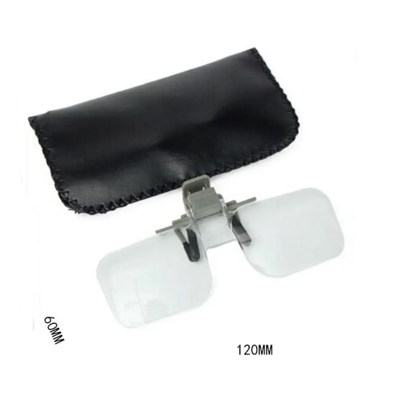 2X Clip Loupe Magnifier Light-weight Magnifying Glasses for