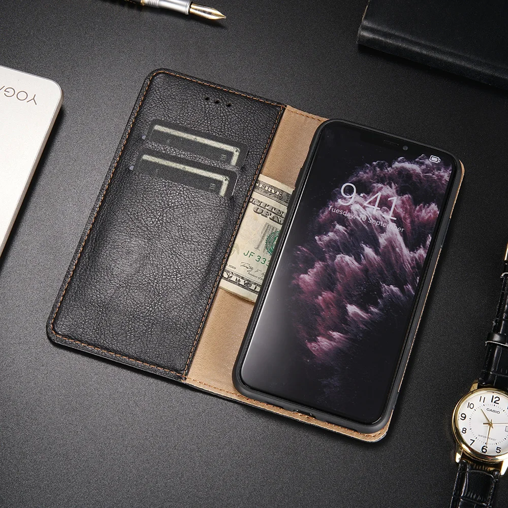 Кожаный чехол кошелек для Huawei Honor 7 8 9 10 Lite 9X Pro V9 P Smart 2019 Play 8A 8C 8X 7X 6A 6X 5X