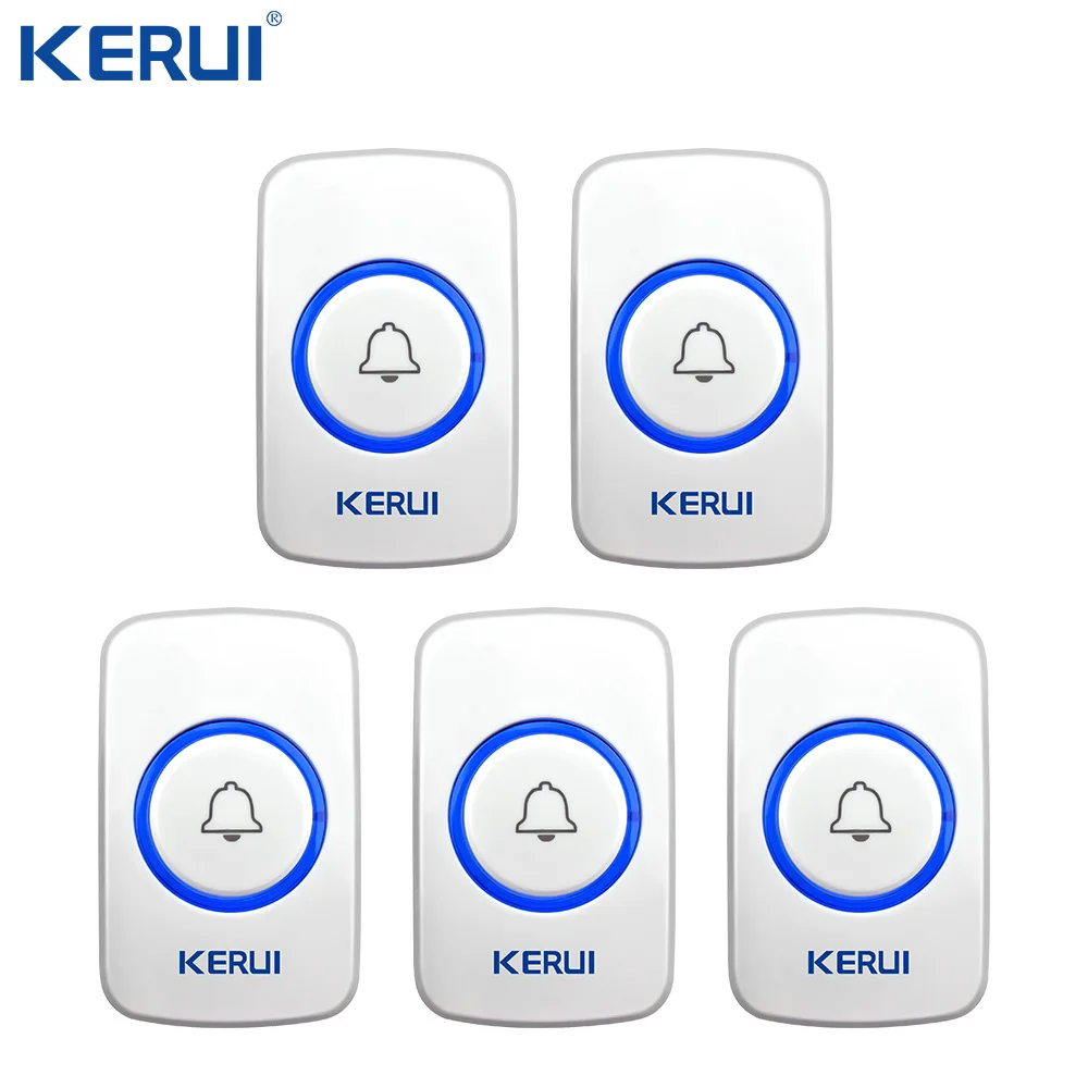 Беспроводной дверной звонок Kerui 10 кнопка аварийной сигнализации для дома система