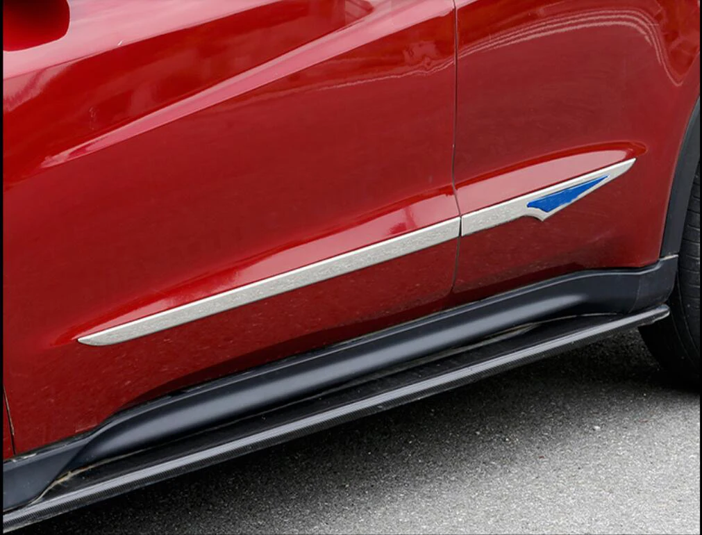 Fit For Honda Hrv Hrv 2014 2015 2016 Chrome Door Side Lining Molding