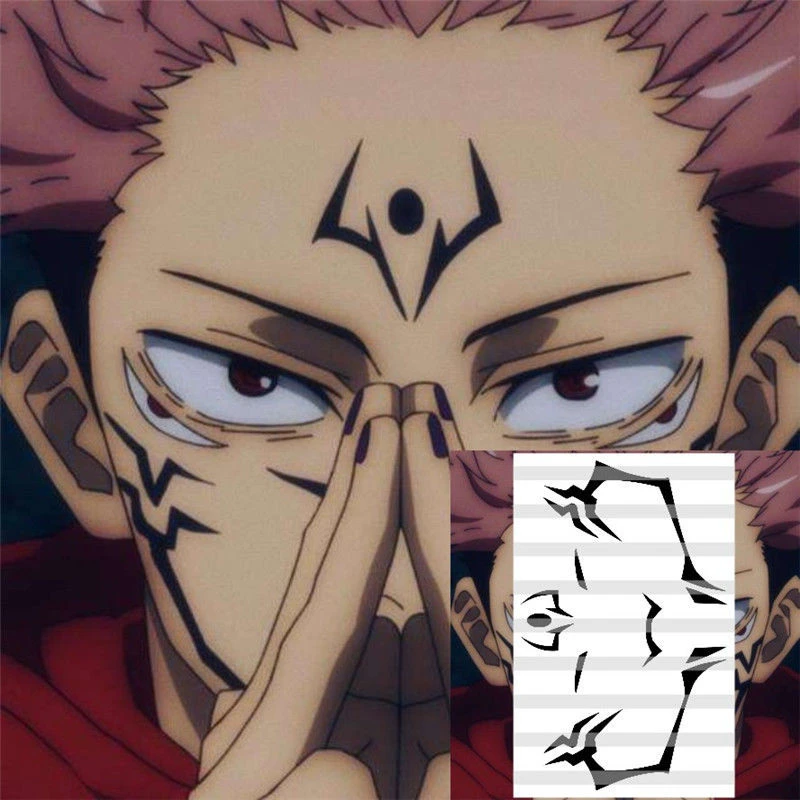Jujutsu Kaisen Itadori Yuji Cosplay Temporary Tattoos Sticker Face Tattoo Sticker Halloween Carnival Costume Accessories Anime Costumes Aliexpress Jujutsu Kaisen Itadori Yuji Cosplay Temporary Tattoos Sticker Face Tattoo Sticker Halloween Carnival Costume Accessories Anime Costumes Aliexpress