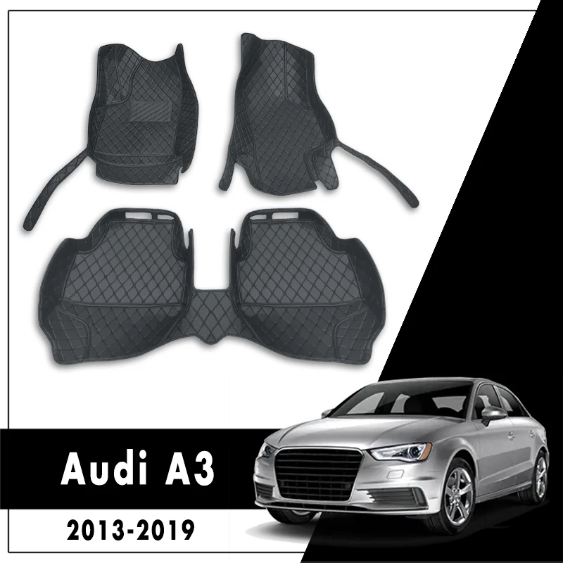 Tapis de sol de voiture pour Audi A3 Sportback 2018 2017 2016 2015 2014  2013 2012, accessoire de décoration imperméable - AliExpress