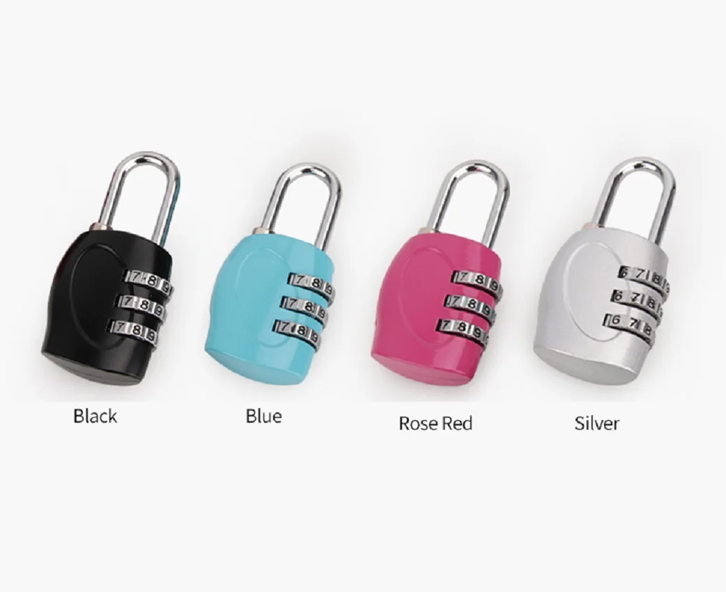 Digit Padlock Combination Lock High Quality Zinc Alloy Immobilizer Suitcase Luggage Locker Lock Cabinet Cabinet Lock Accessories high quality multiple colour travel password lock zinc alloy digit code security padlocks case for suitcase luggage coded lock