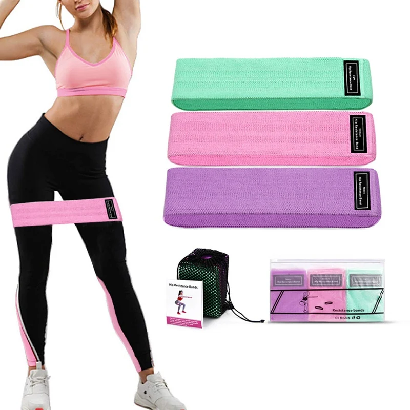 

Unisex Booty Band Hip Circle Loop Resistance Band Workout Exercise for Legs Thigh Glute Butt Squat Bands Non-slip Design