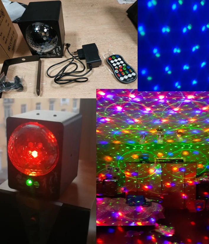 RGB светодиодный хрустальный диско-магический шар с 60 узорами RG лазерный проектор DJ вечерние праздничные Бар Рождество сценическое освещение