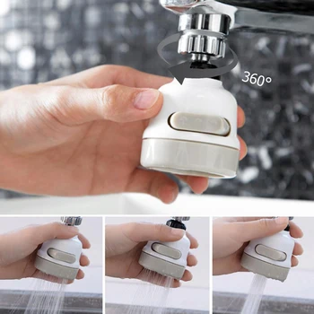 

Kitchen Faucet Spray Head Tap Splash Filter Nozzle 3 Modes Adjustment Faucet Spray Heads Dropshipping
