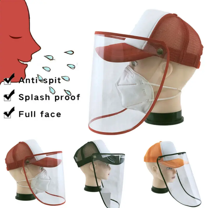 Full Face Protective Cap Outdoor Windproof Dustproof Anti-Fog Shield Safety Hat | Безопасность и защита