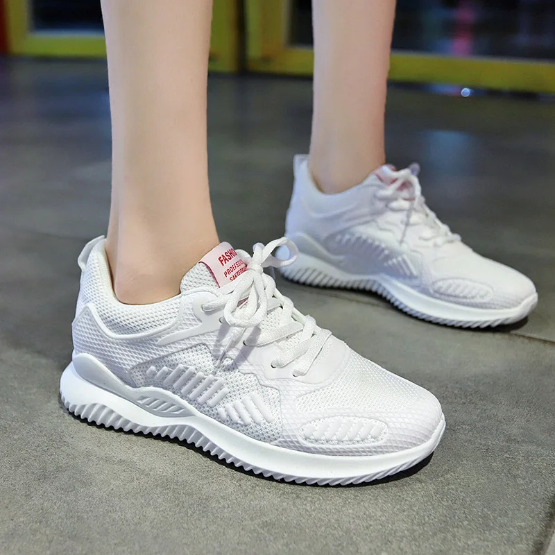 

Size 35-50 Nice New Concise Light Shoes Woman Flat Heels Summer Women Running Sneakers College Girls Leisure Tenis Flats