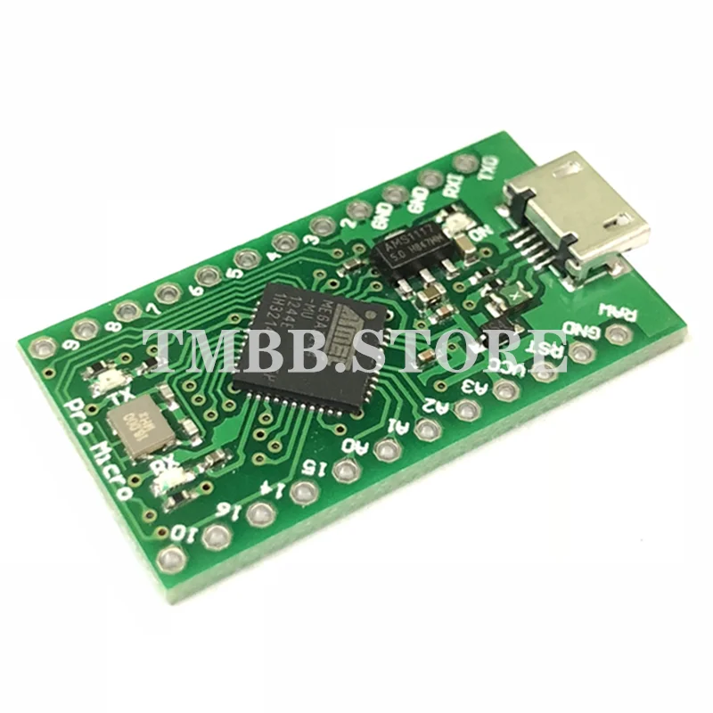 Новый Pro Micro для arduino ATmega32U4 5V/16 МГц модуль мини Леонардо Модель: BTE17-05 | Компьютеры и