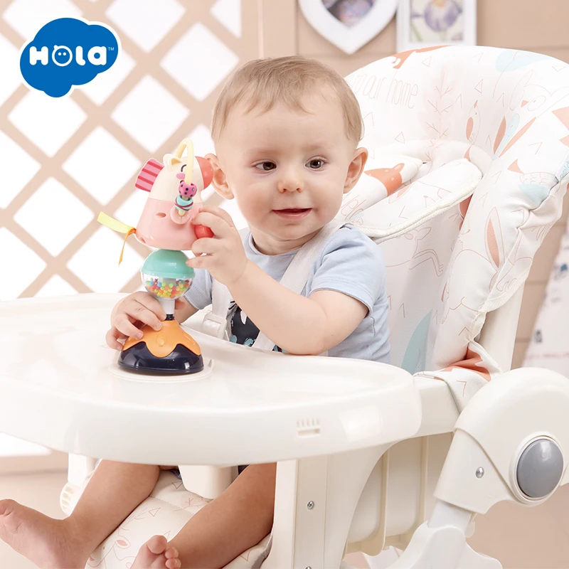 HOLA 3150B Rotating Ferris Wheel Kids Table Tricolor Suckers Toy For Toddlers Intelligence Development Educational Toy Gifts