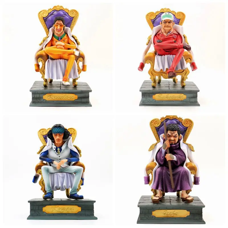 20 см аниме один кусок темно-синий штаб-квартира фигурку Коллекционная модель