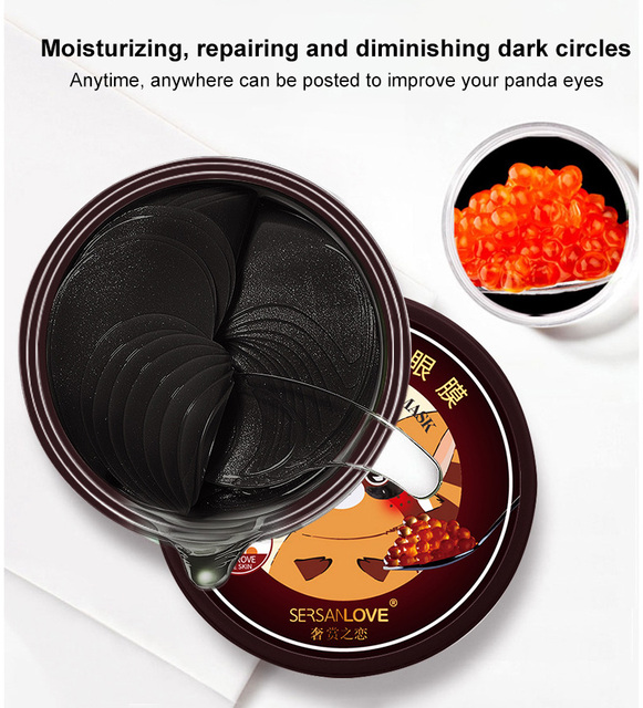 24K Gold Collagen Moisturizing Eye Patches Anti-Wrinkle Anti Aging Eyes Masks Whitening Nourish Skin Care Gel Cosmetics