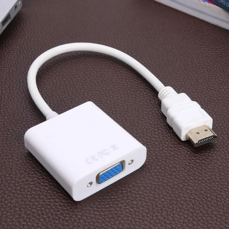  Hdmi Al Cavo Del Vga Convertitore Analogico Digitale di Hd 1080 P con Audio Interfaccia di 3.5 Mm p