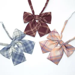 Cute Ladies Bowtie Collar Butterfly College Style Striped Bow Tie Women's Simple Student Cosplay JK Uniform Goth Accessories