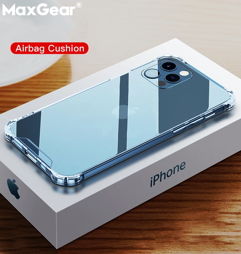 iphone 12 pro max clear case Shockproof Airbag Clear Phone Case For iPhone 12 Pro Max 11 Mini 12Pro XS XR X 6S 8 7 Plus SE 2020 Transparent Air Cushion Cover best case for iphone 12 pro max